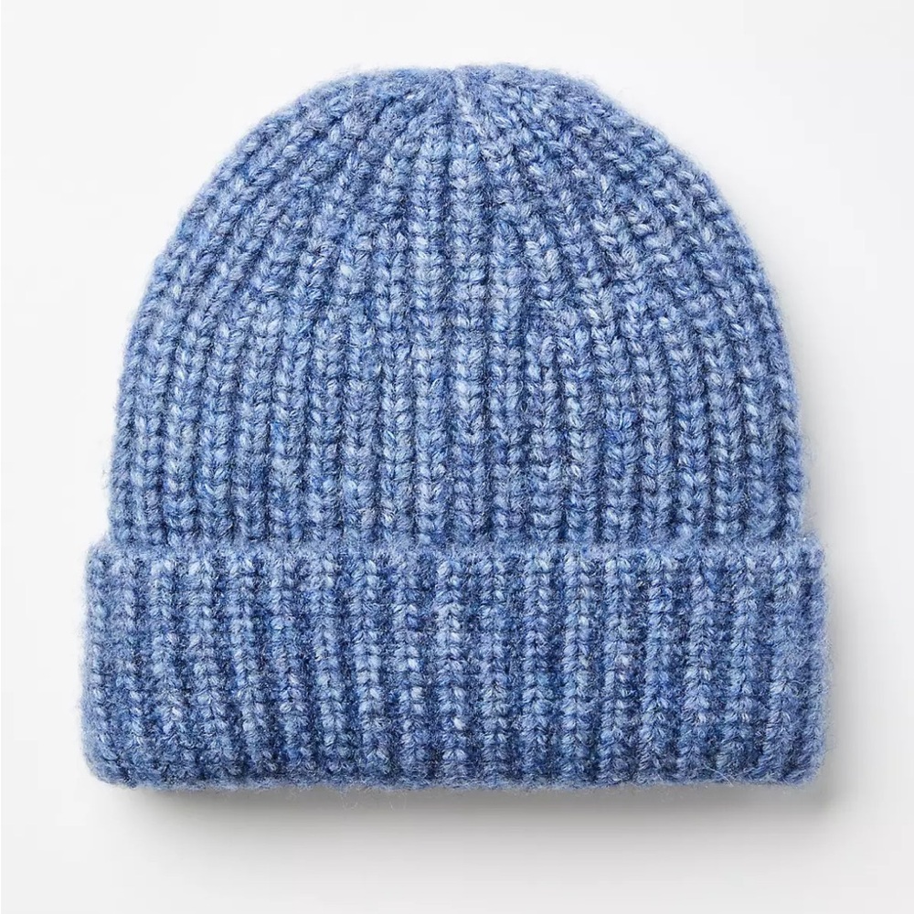 Blue Knit Beanie